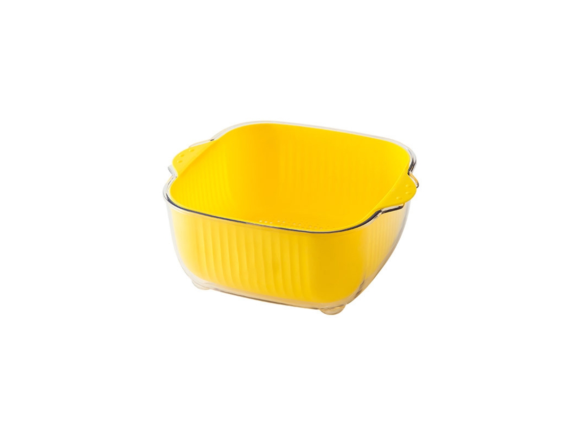 Cesta De Drenaje De Dos Niveles, Diseño De Patito Amarillo De Pet, Para Uso Doméstico En La Cocina.