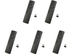 5x Q5 + Air Mouse Control Remoto Por Voz Bluetooth Adecuado Para Smart Tv Android Box Sin 2.4g