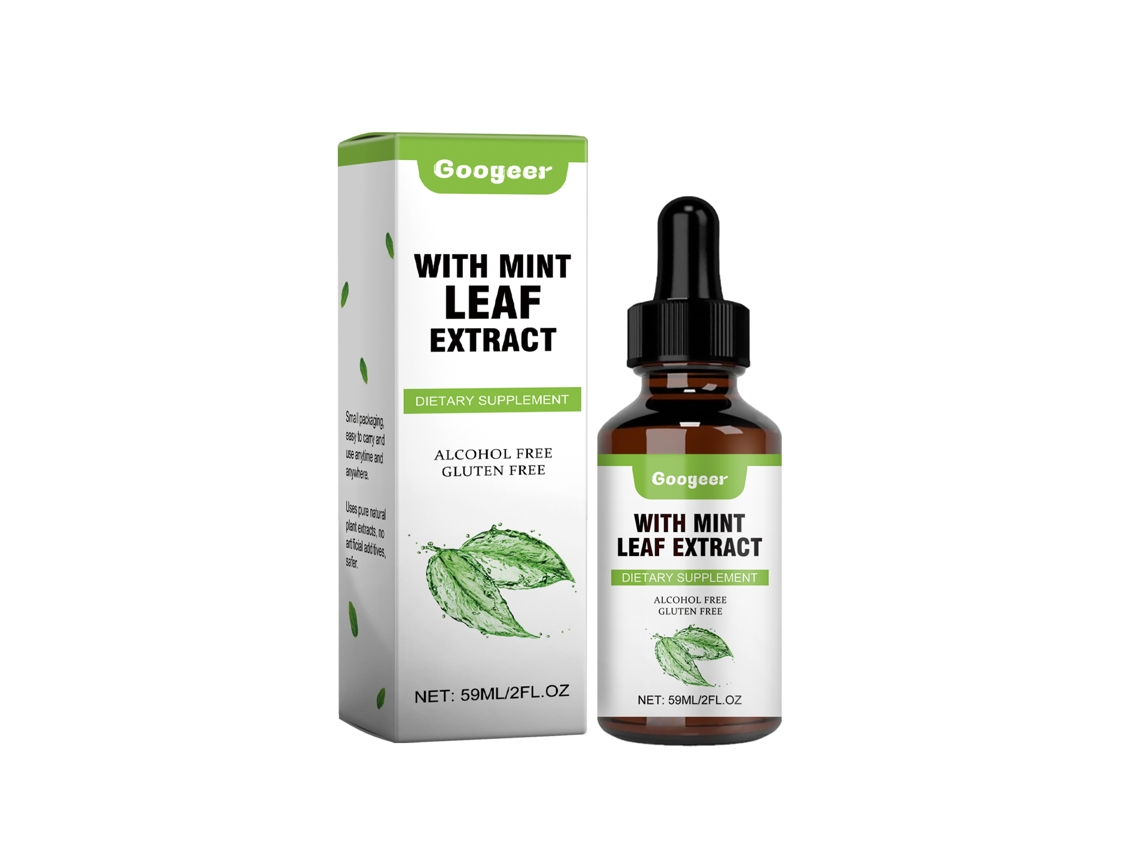 Gotas de suplemento herbal natural