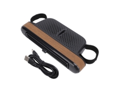 Ventilador USB para coche sin aspas, 3 velocidades ajustables.