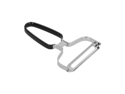 Pelador de calidad profesional con hoja ancha y ultra afilada de acero inoxidable para picar y pelar con flexibilidad, perfecto para la cocina y el camping.