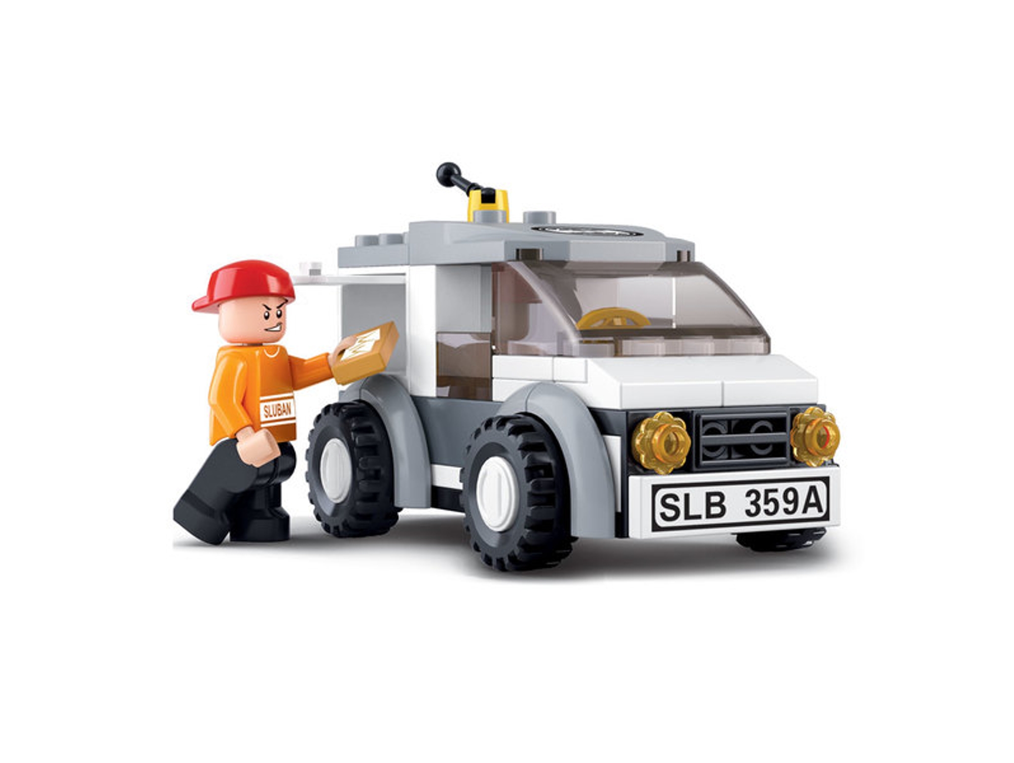 Construcción SLUBAN Aviation Express - Carro Miniatura (Edad Mínima: 6 - 75 Piezas)