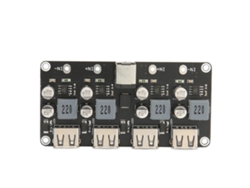 Módulo De Carga Rápida De 4 Vías De 12v/24v A Convertidor Usb Qc3.0 (placa Reductora)