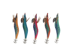 2026rebe-5pcs Señuelo De Camarón Luminoso Artificial, Anzuelos Jig De Plástico, Cebo Para Pesca En Agua Dulce Y Salada, Equipo De Pesca Tipo 2.5