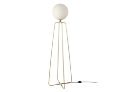 Lámpara de Pie  ANGEL CERDÁ S.L. 8047C-Lámpara (Blanco y Dorado - E27 - 13W - Acero Inoxidable)