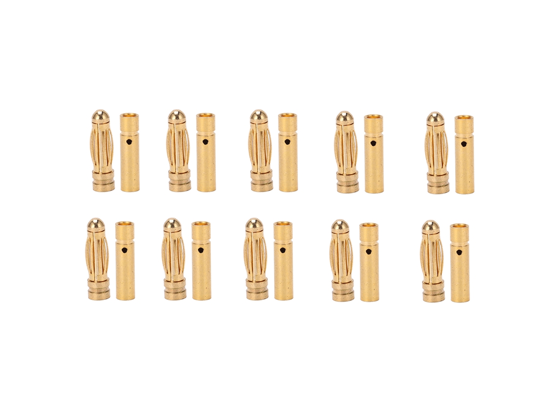Conectores Banana Metálicos Macho A Hembra De 3 Mm Para Modelos De Automóviles, Aviones E Instrumentos De Medición.