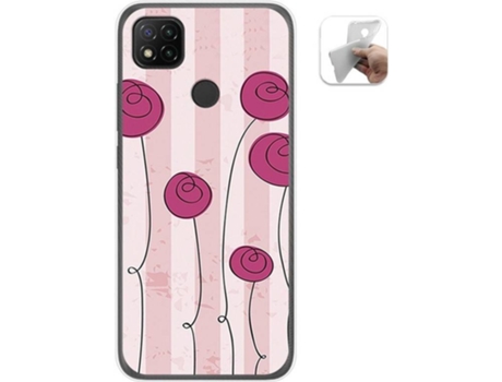 Carcasa Xiaomi Redmi 9C TUMUNDOSMARTPHONE Flores Vintage Multicolor