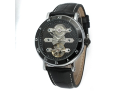 Reloj Mecánico Automático Para Hombre, Resistente Al Agua Hasta 30 M, Forsining, Negro.