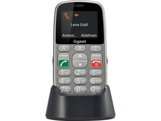 Teléfono móvil GIGASET GL390 (2.2'' - 2G - Gris)