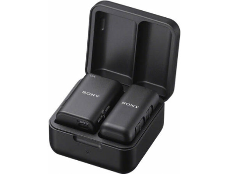 MICROFONE SEM FIOS SONY ECM-W3S PRETO