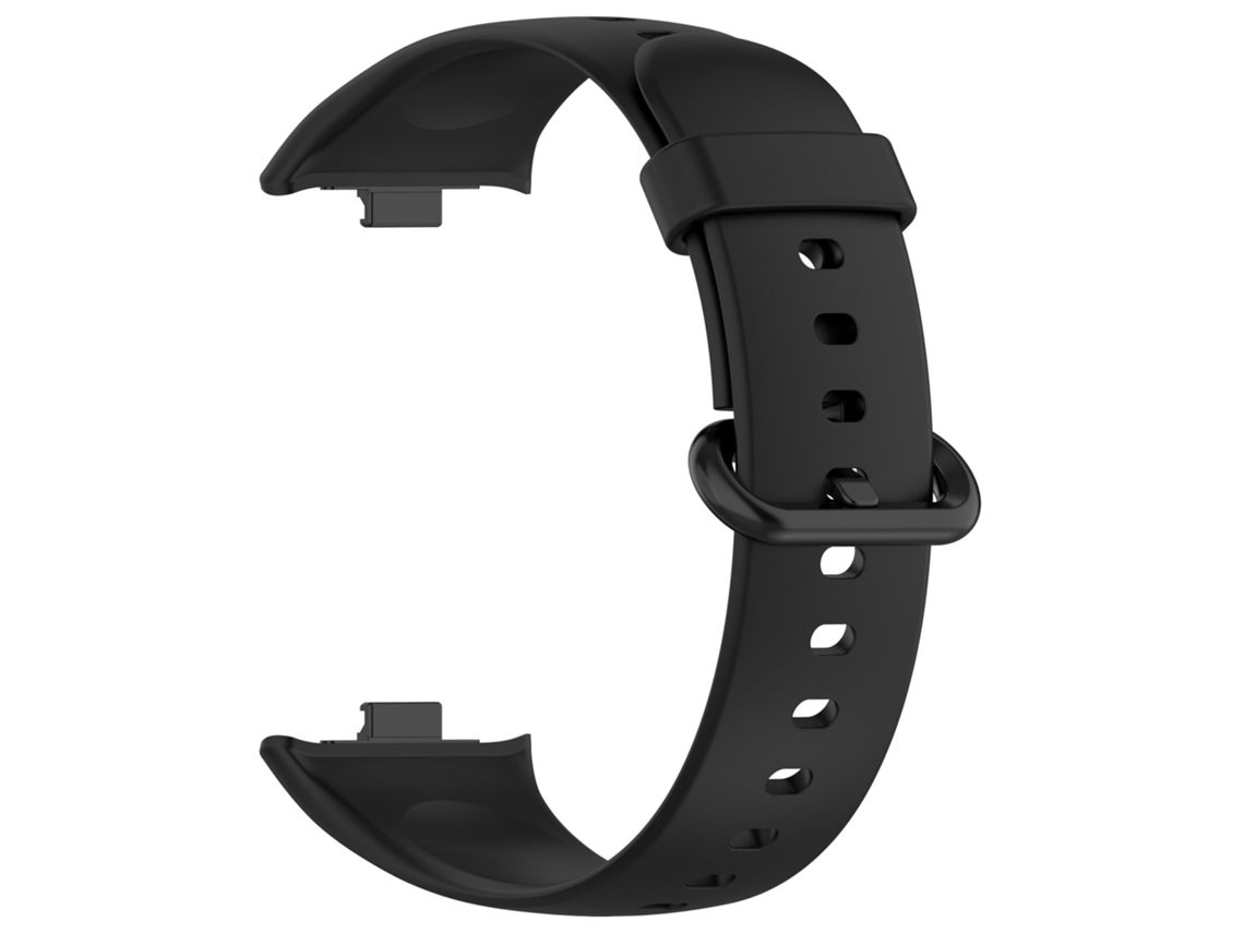 Correa de repuesto para Redmi Watch 4/Xiaomi Band 8 Pro, hecha de silicona negra suave Hexinyigjly