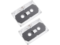 2 casetes vírgenes para grabar, casetes vacíos para manualidades, accesorio decorativo Gokoco