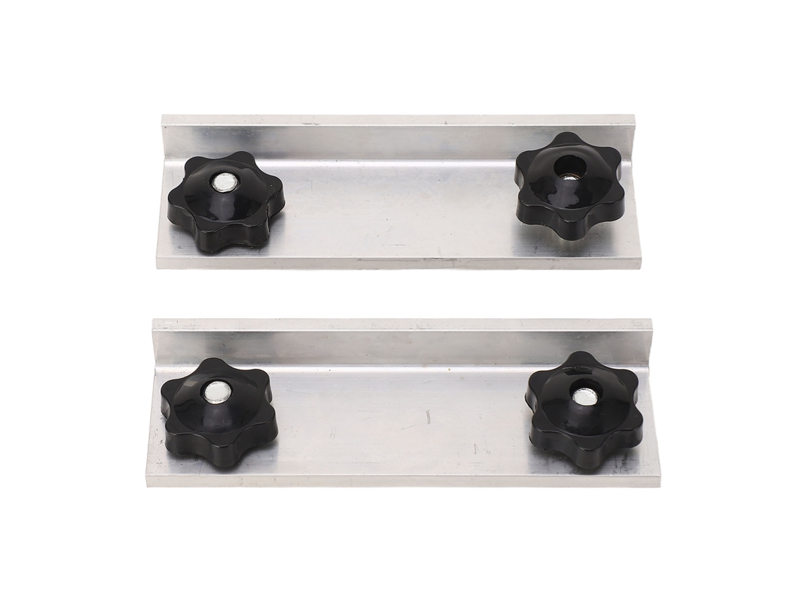 Kit Portátil De Tope Largo Con Riel En T De Aleación De Aluminio Para Prensas, Moldeo Y Mecanizado Cnc - 2 Piezas