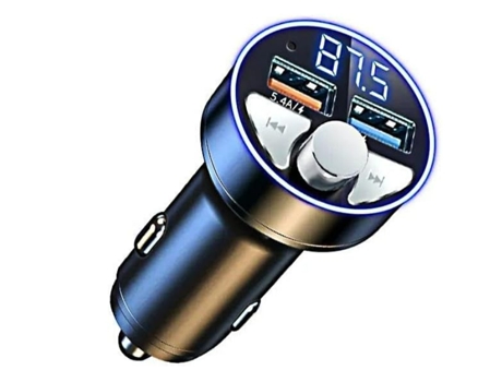 Kit de adaptador de radio inalámbrico para automóvil, cargador de automóvil universal, llamadas manos libres, reproductor de música compatible con ...