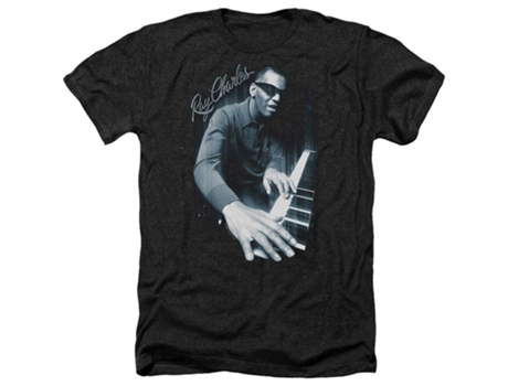 Camiseta ROCKINSTONE Ray Charles Blues Piano (Algodón - S)
