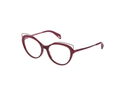 Montura De Gafas Mujer Police Vpl930-5407pb (rojo - Plástico - Ø 54 Mm)