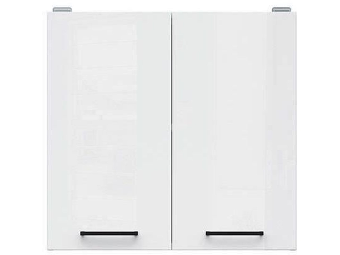 Mueble alto 60 cm - 2 Puertas - Blanco brillo AUCUNE