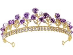 Cuelloronne Mariage Femme En Alliage De Zinc Y Strass Pourpre, Cuellovre