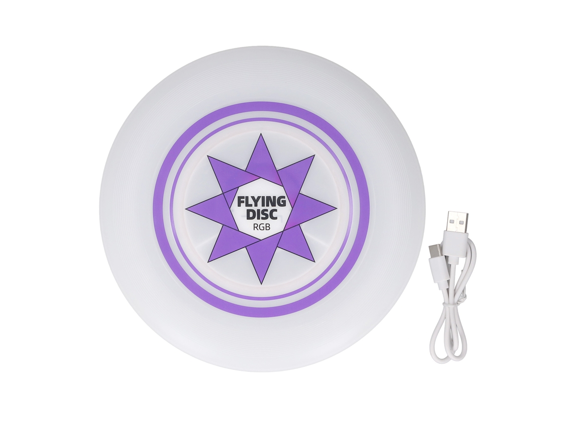 Platillo Volador Led Rgb Con Escalones Ajustables Y 8 Modos De Color Brillantes Para Jugar Al Aire Libre.