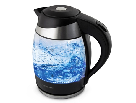 Hervidor y Tetera Eléctrica ESPERANZA EKK009 Negro Vidrio Plástico 2200 W 1,8 L