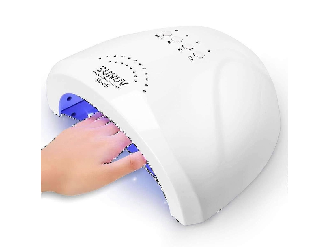 Lâmpada De Uma Lâmpada Led Uv, Luz De Uma Sunuv Gel Para Esmalte 48w Secador Uv Com 3 Temporizadores