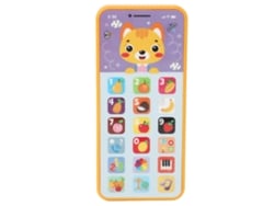 Teléfono De Juguete Para Bebés Con 18 Botones, 6 Modos, Carga Usb, Educación Temprana, Color Naranja.