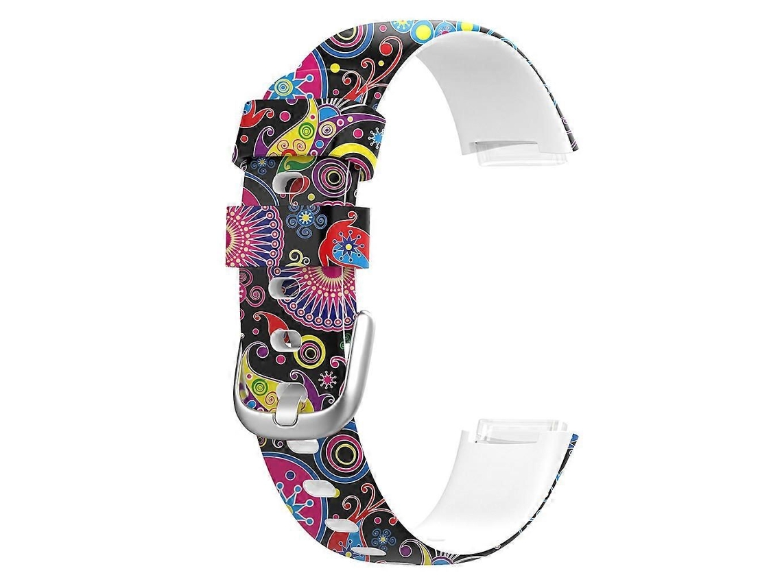 Correa de silicona estampada resistente al sudor para Fitbit Luxe, GOKOCO