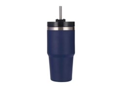 KOFIHETY Vaso aislante al vacío pulido, apto para lavavajillas, resistente a fugas, para bebidas de sabor puro, 20 oz. Acero inoxidable azul violáceo que manti