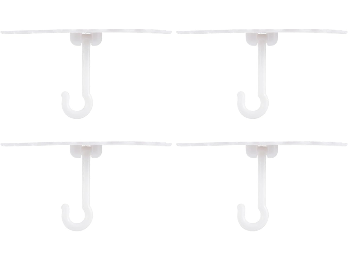 Percha Adhesiva Toldillo Cama, Gancho Techo Plástico