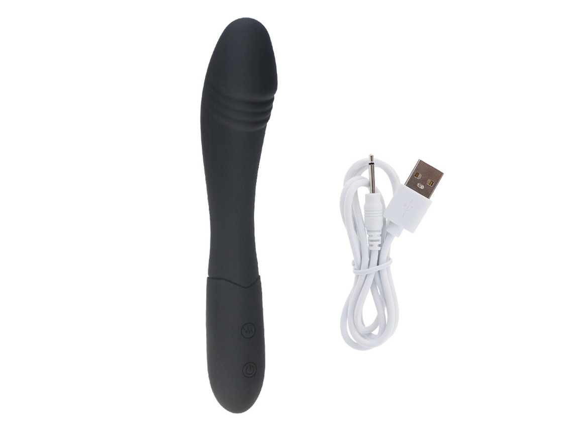 Vibrador Impermeable De Silicona De 10 Modos Para Mujer (negro)