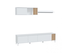 Salón Ethna Blanco Artik (Blanco Mate) - Natur 200 x 47 x 40 cm