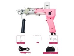 Juego de pistola para mechones, pistola eléctrica para mechones, pistola para mechones de 7-21 mm, rosa OEM