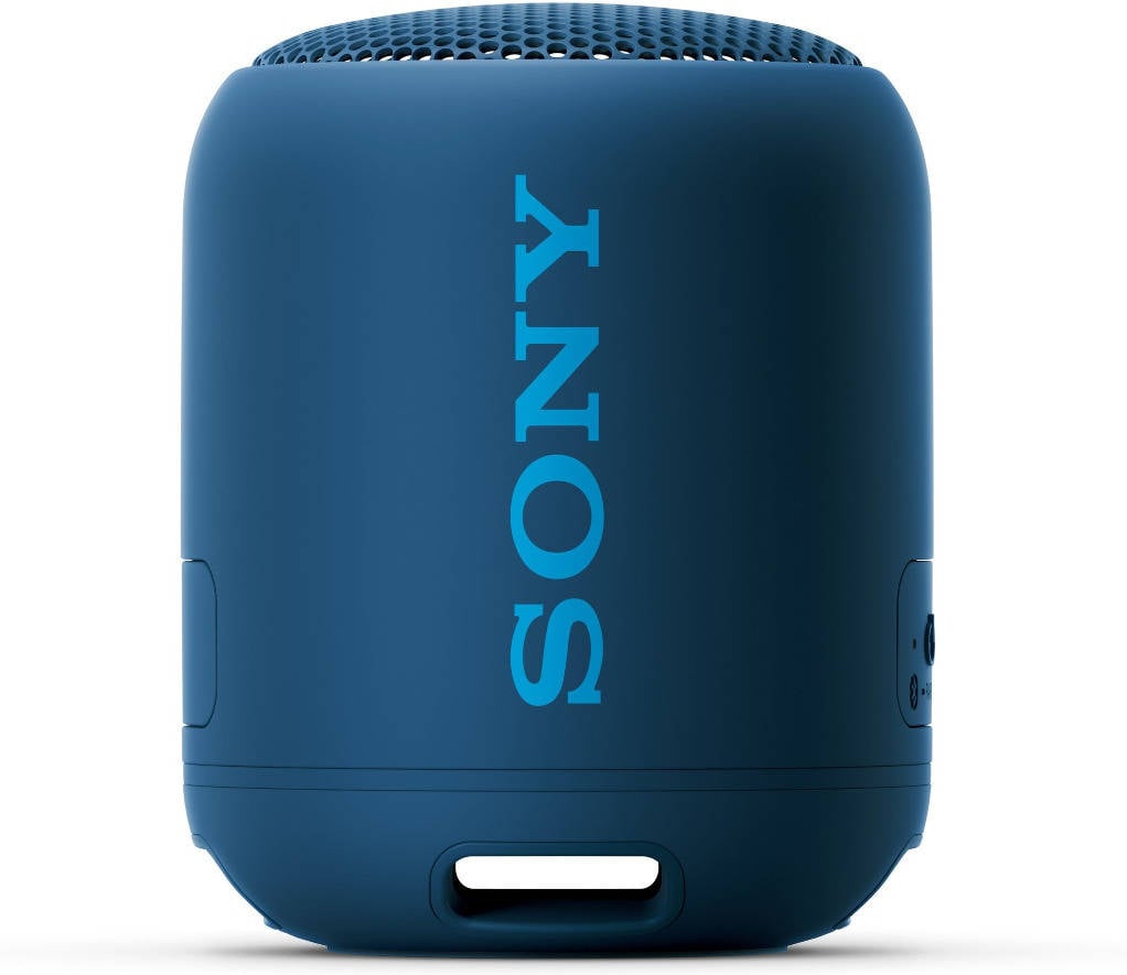 Altavoz Sony Srsxb12 azul con extra y bluetooth srsxb12l 16 xb12 autonomía hasta horas alcance 10m compacto ip67 microusb tamaño