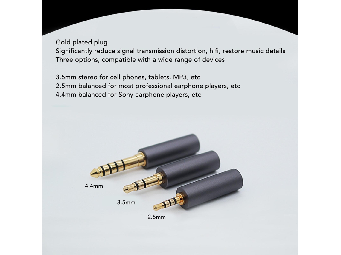 Cable De Repuesto Mejorado Para Auriculares Ath Im04 Im03 Im02 Im01 Im50 Im70 Con Conectores De 3,5 Mm, 2,5 Mm Y 4,4 Mm.