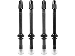 4 Válvulas Presta Tubeless Para Bicicletas, 80 Mm, Aleación De Aluminio, Con Herramienta De Extracción.
