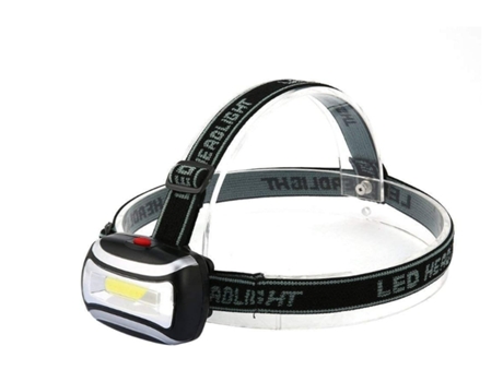 BISBISOUS Linterna Frontal Led Recargable USB con Cargador de Batería Negro VIGA EUROPE
