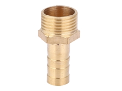 2026velora-5 Piezas Conector De Rosca Macho G3/8 De Bronce Con Barbilla 10mm Para Tuberías