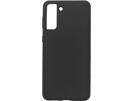 Funda para Samsung Galaxy S21+ ESTUFF Microfibra Negro
