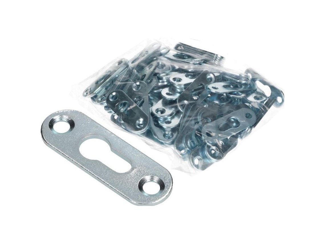 Paquete De 100 Accesorios Galvanizados Con Cabeza Abovedada De 44x16 Mm Para Un Montaje Rápido De Armarios.