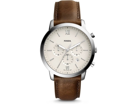 Reloj FOSSIL Hombre (Piel - Marrón)