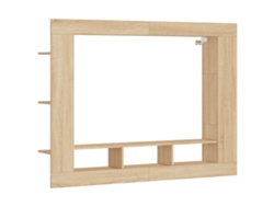 Mueble de TV de madera de roble Sonoma MAISON EXCLUSIVE (152x22x113 cm)