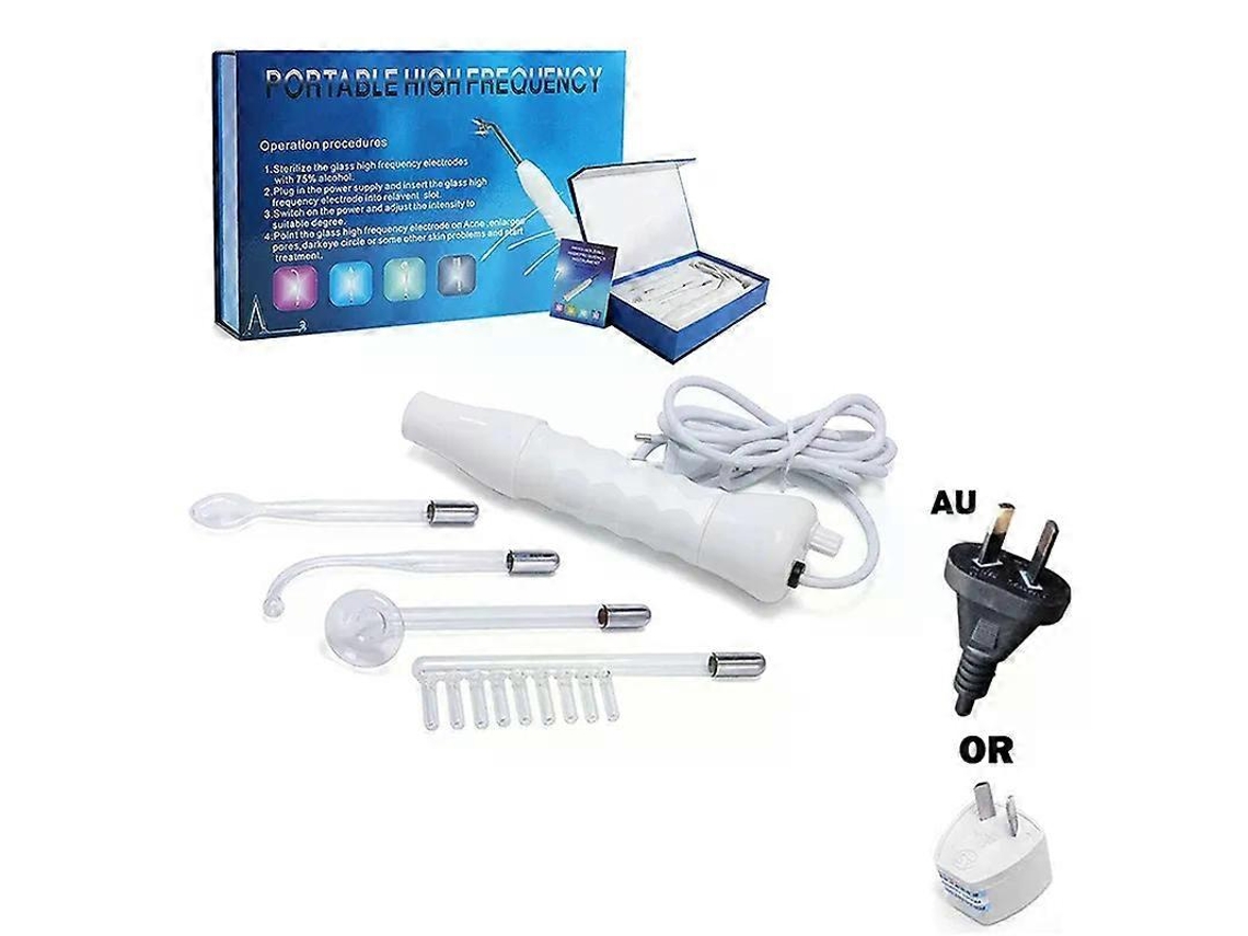 Dispositivo de belleza con electrodo tubular, varilla de ozono de alta frecuencia para masaje facial, capilar y ocular.