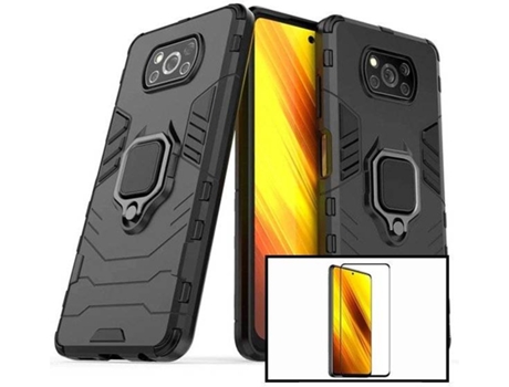 Kit Funda y Protector Xiaomi Poco X3 Pro PHONECARE Negro
