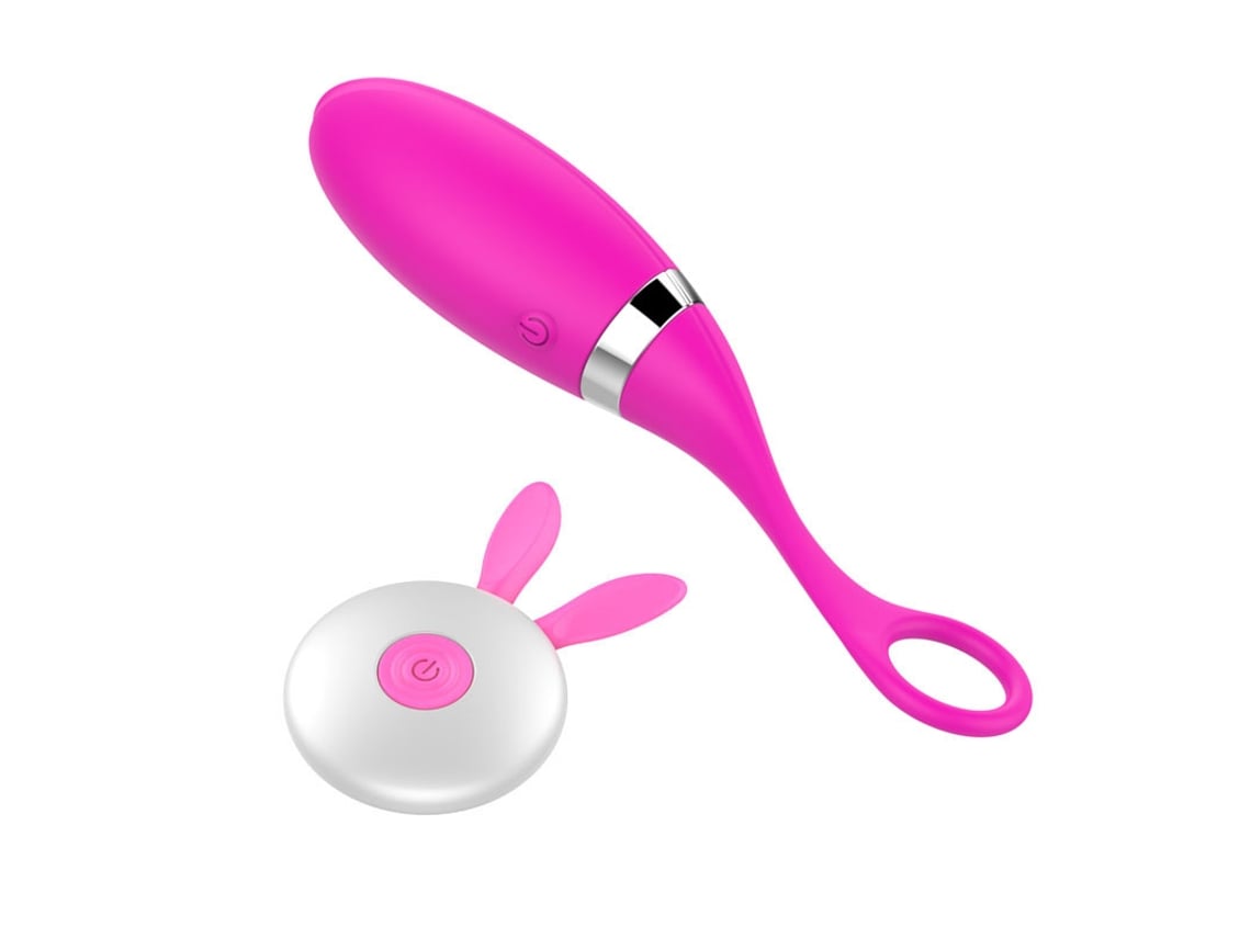 Vibrador de huevo con control remoto inalámbrico con 12 modos de vibración para mujeres (rojo rosa) YIZHOOD