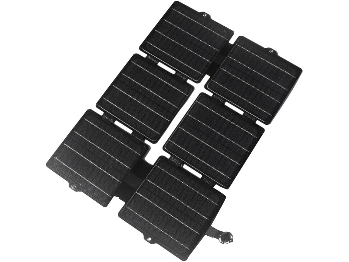 Cargador Portátil E Impermeable Para Panel Solar Plegable De Etfe De 30 W Y 5 V/12 V Con Bolsa.