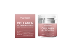 Crema hidratante reafirmante con colágeno para día y noche.