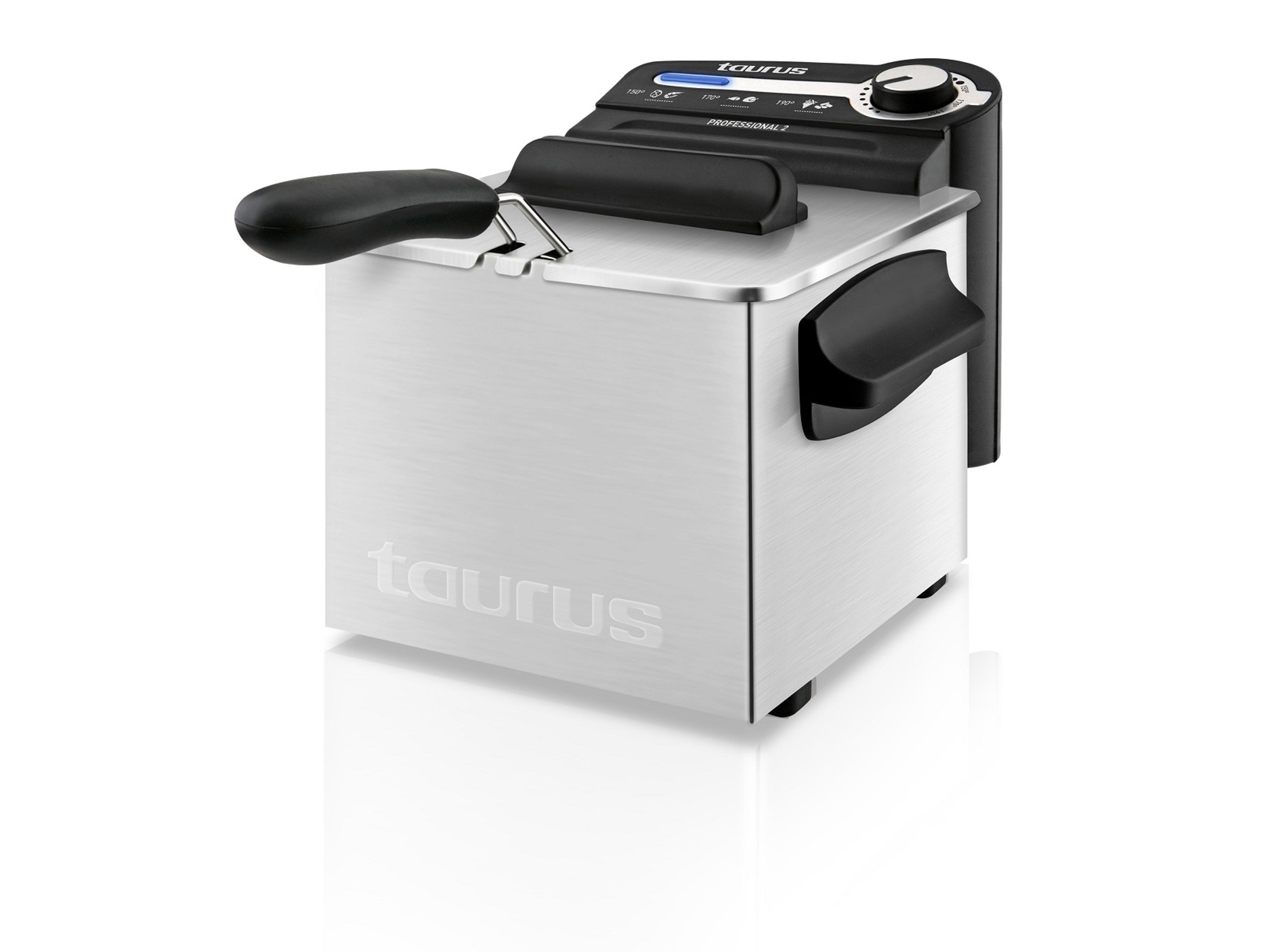 Freidora Semi-Profesional TAURUS 2 Plus (2 kg - Inox)