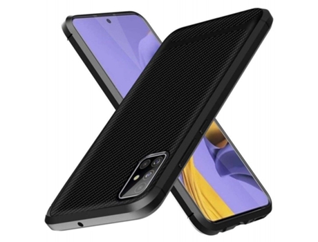 Carcasa Samsung Galaxy A41 TUMUNDOSMARTPHONE Carbon Negro