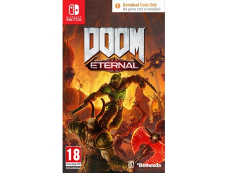 Juego Nintendo Switch DOOM Eternal (Código de Descarga na Caixa)