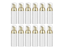 Botellas de espuma de plástico de 50 ml, paquete de 12, compactas y portátiles, ahorran en agentes de limpieza Rosewell.